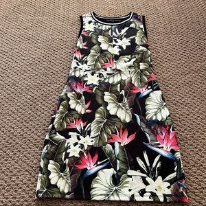 Topshop Floral Jersey Dress— sz Petite 0